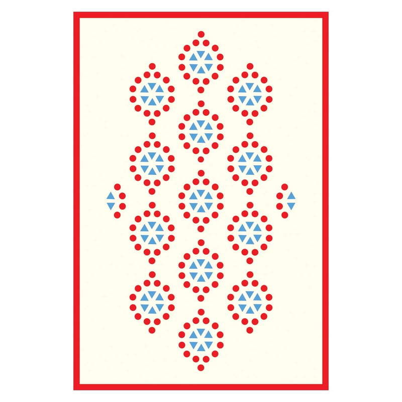 Multicolour Patterned Pareo White