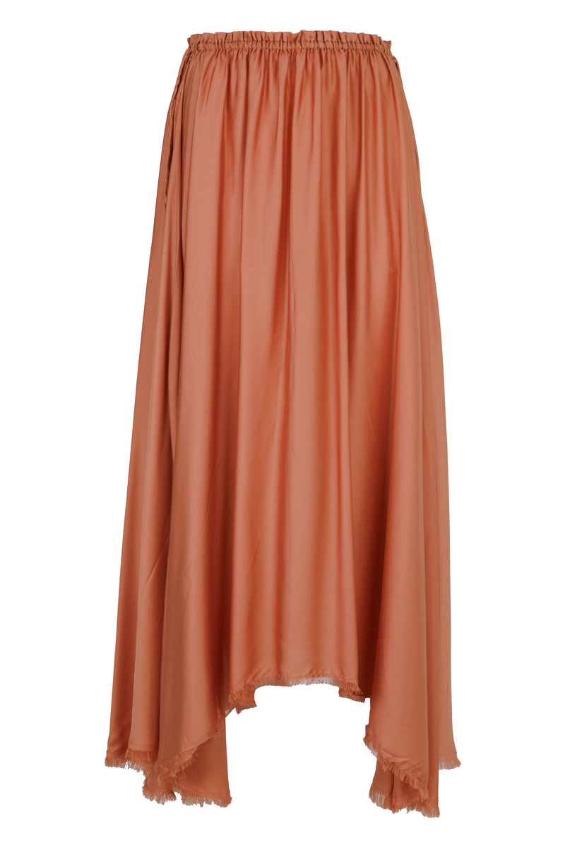 Poison Peach Maxi Skirt