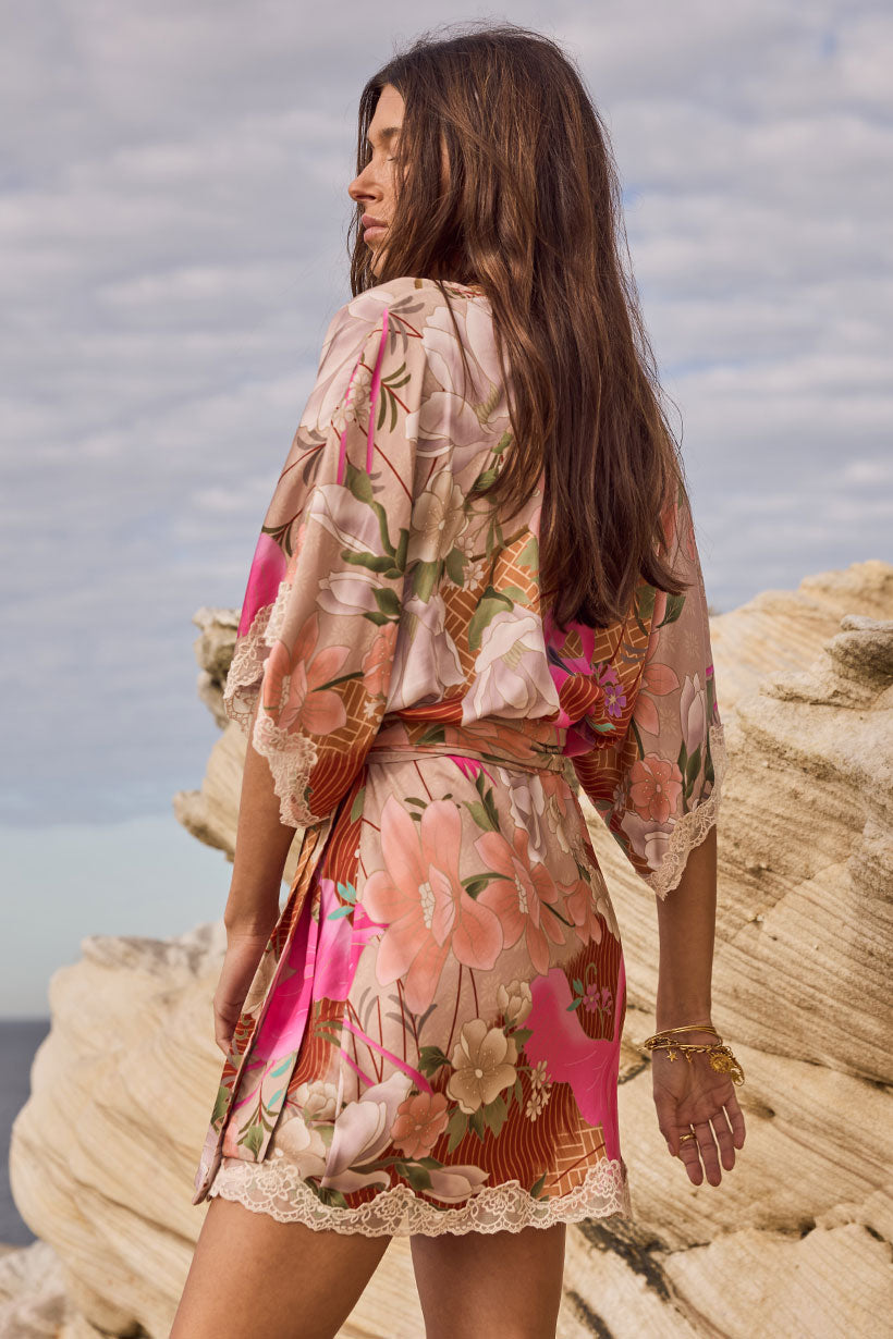 Load image into Gallery viewer, Floridian Lace Mini Dress
