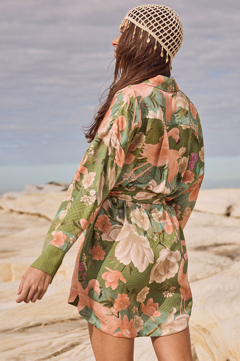 Load image into Gallery viewer, Floridian Shirt Dress

