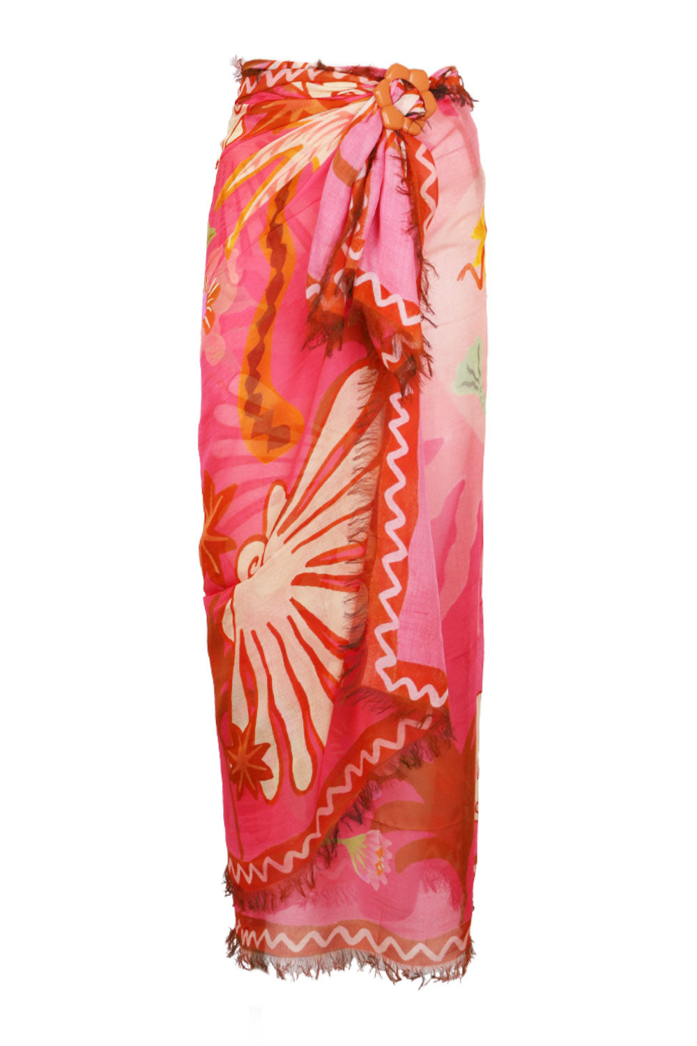 Oceana Travel Scarf Coral