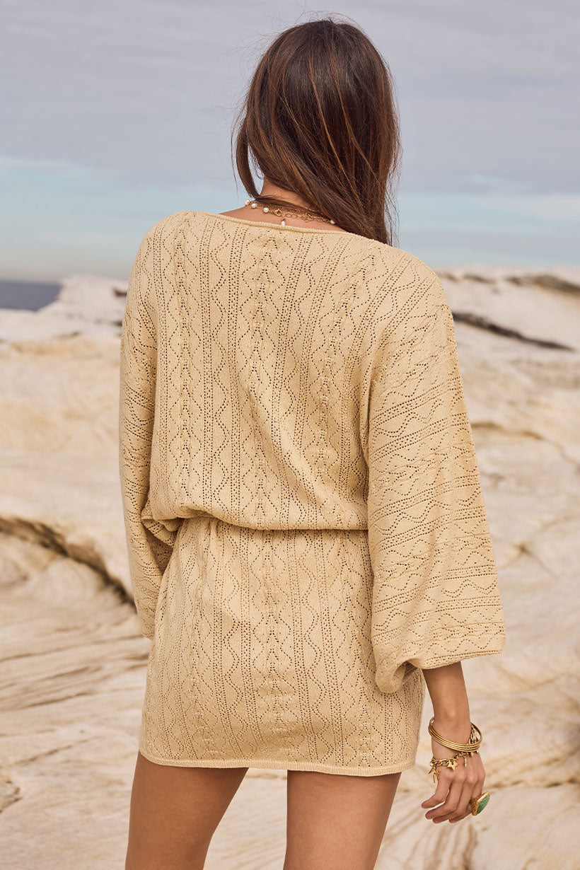 Load image into Gallery viewer, The Moss Knit Mini Dress
