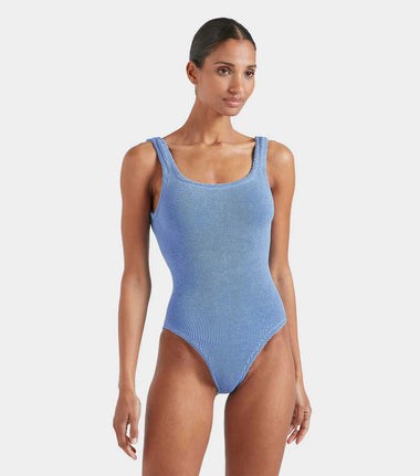 Square Neck Swim Cornflower
