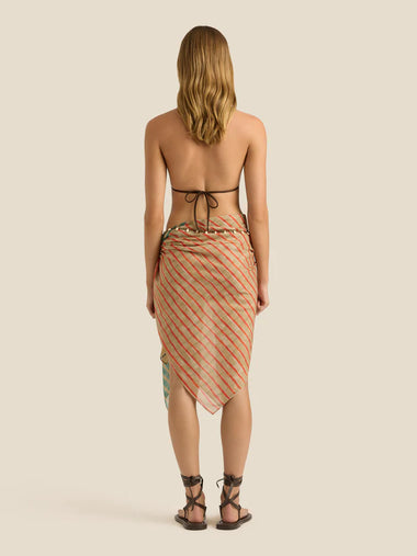 Square Pareo Reef Patch - ONE SIZE - Sarong