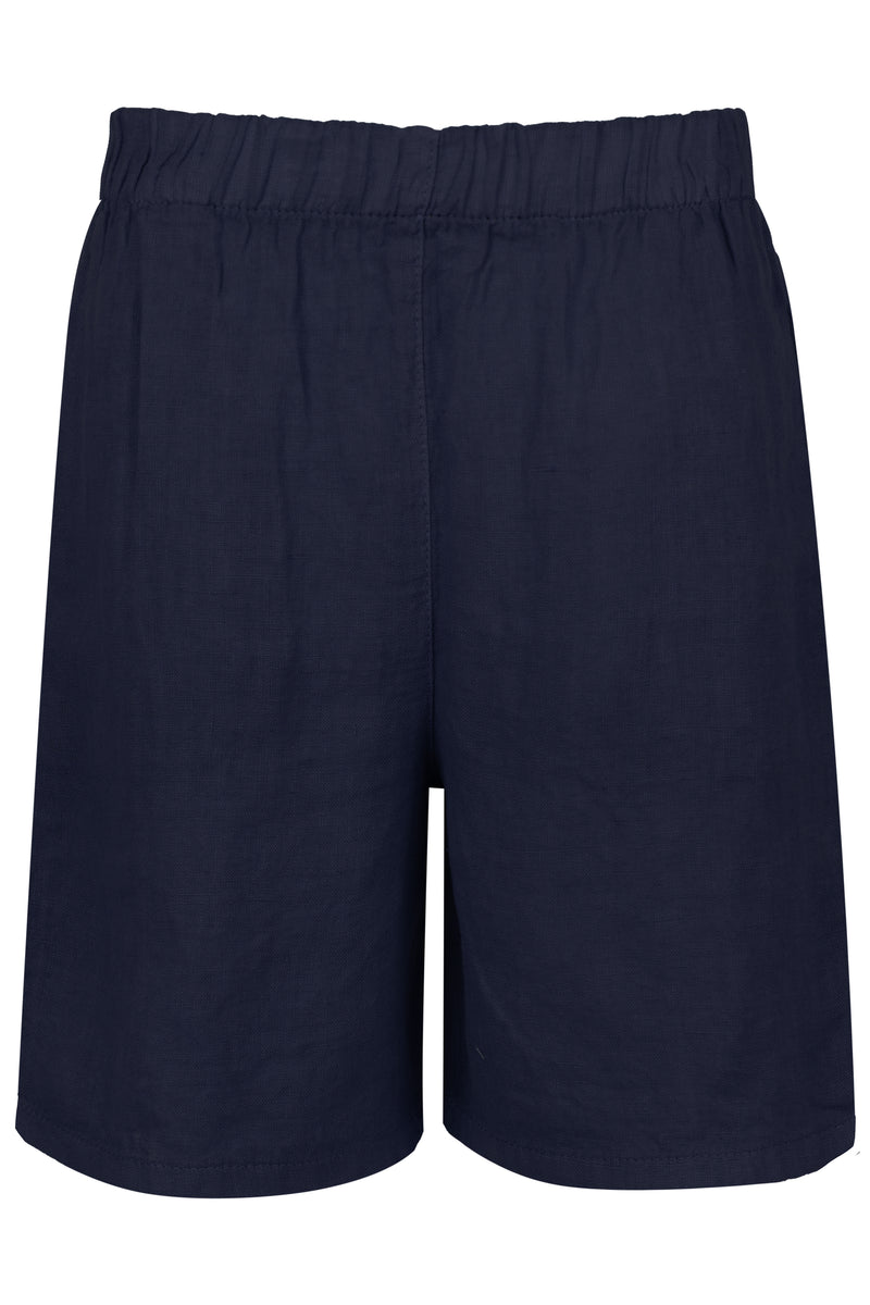 Boys Linen Walkshorts Dark Navy