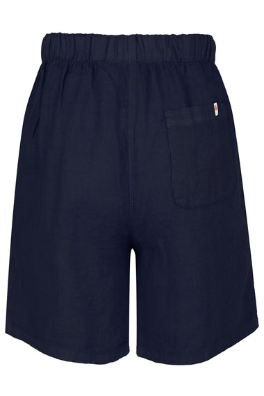 Boys Linen Walkshorts Dark Navy