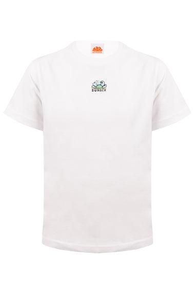 Surfboard Print White T-shirt