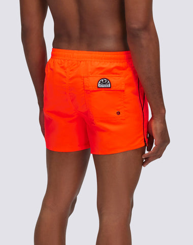 Coltrane Swim Trunks in Fluo Orange