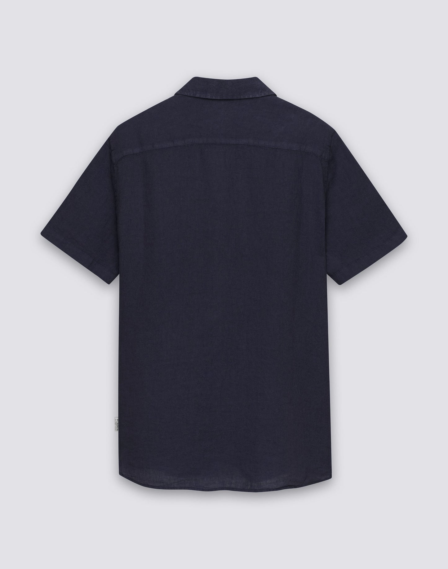 Load image into Gallery viewer, Men&amp;#39;s Short Sleeve Linen Shirt in Dark Navy
