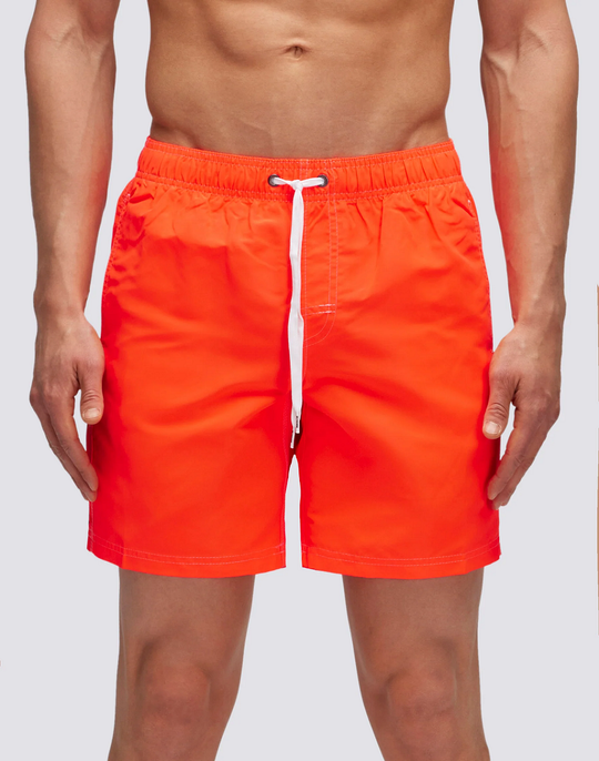 Load image into Gallery viewer, Boardshort Fluo Orange - Swim Shorts
