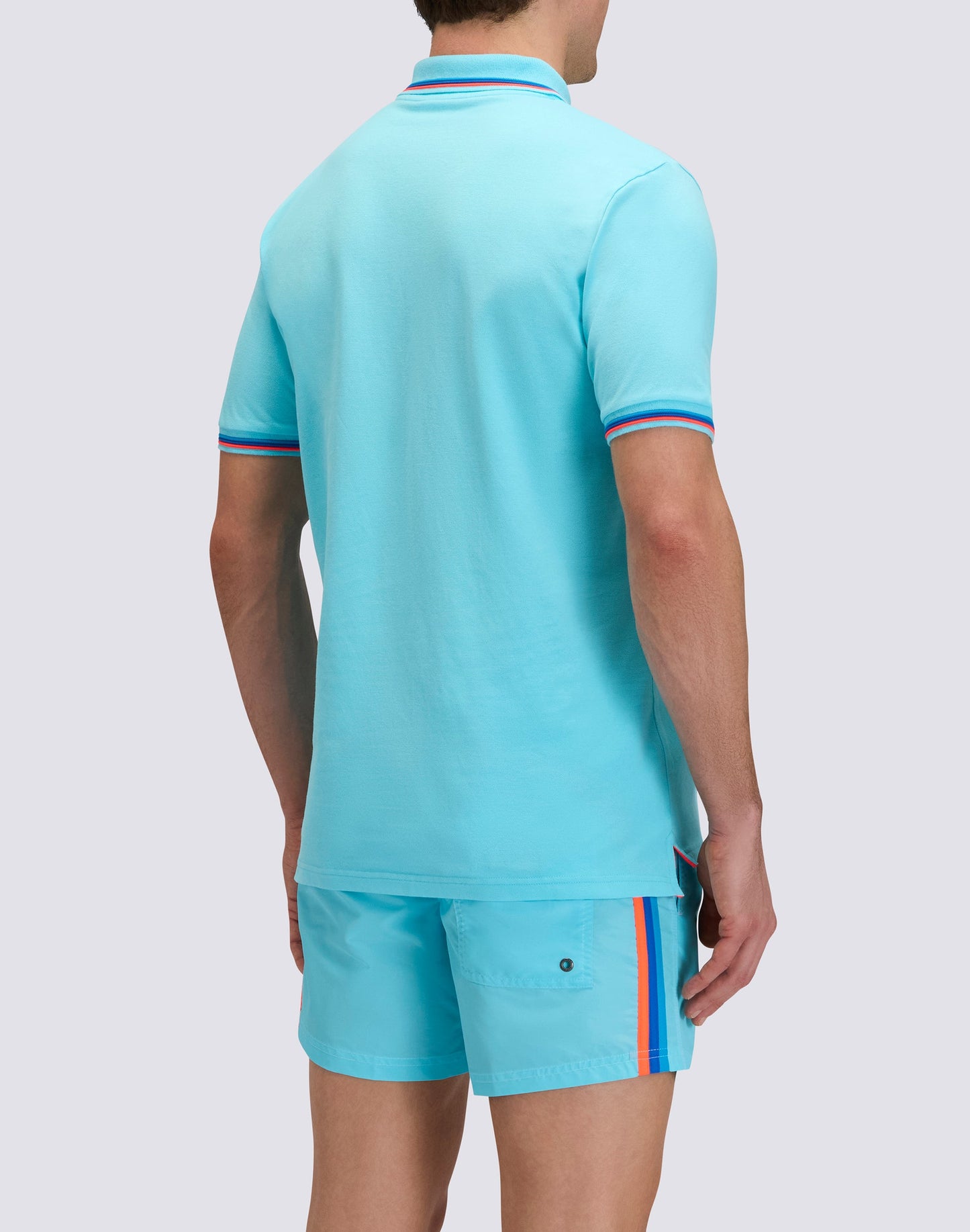 Load image into Gallery viewer, Brice Pique Polo Shirt in Lunar
