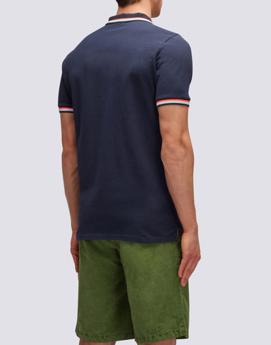 Brice Pique Polo Shirt in Navy