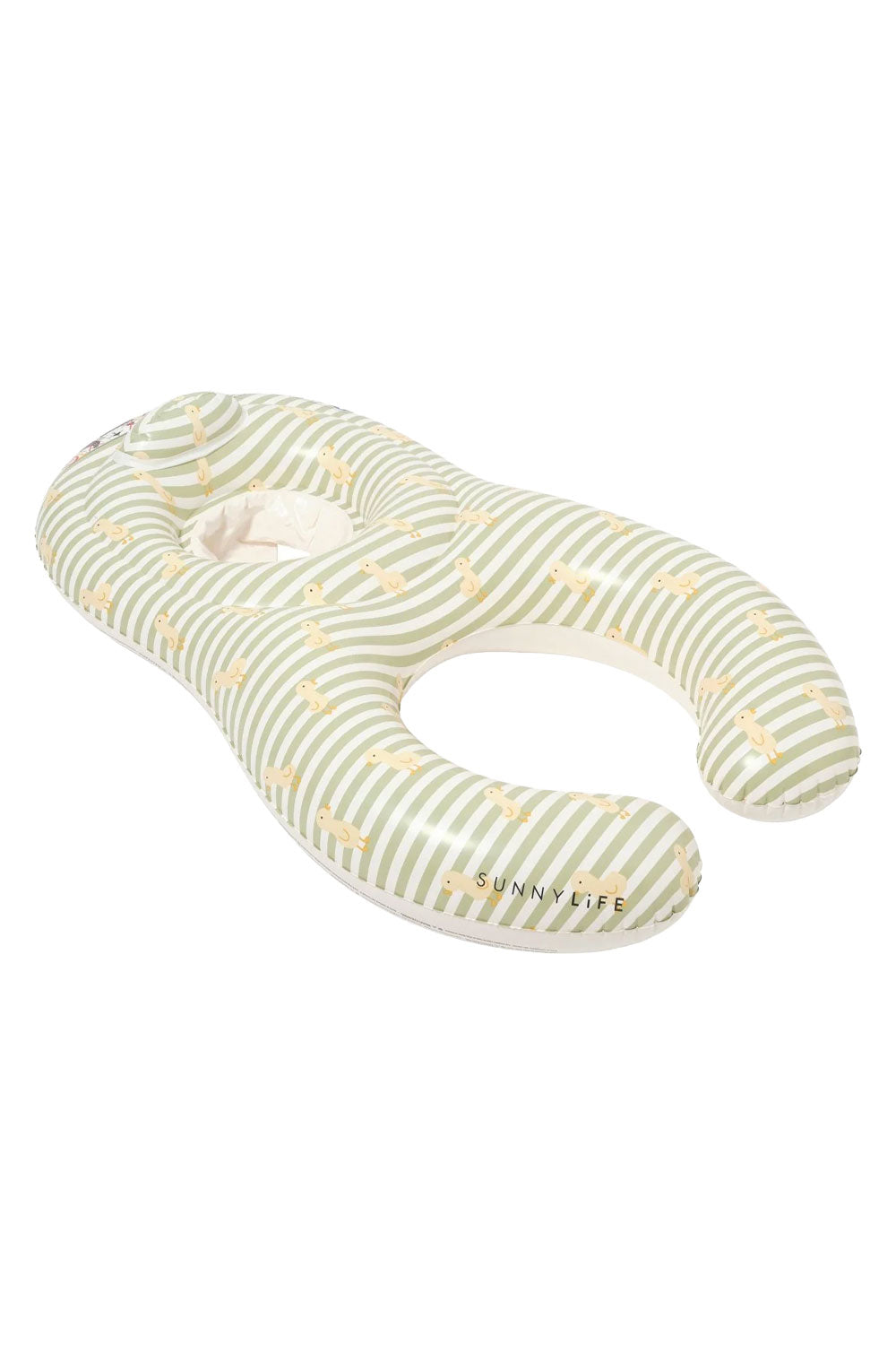 Load image into Gallery viewer, Baby Seat Eu Duck Sage Stripe
