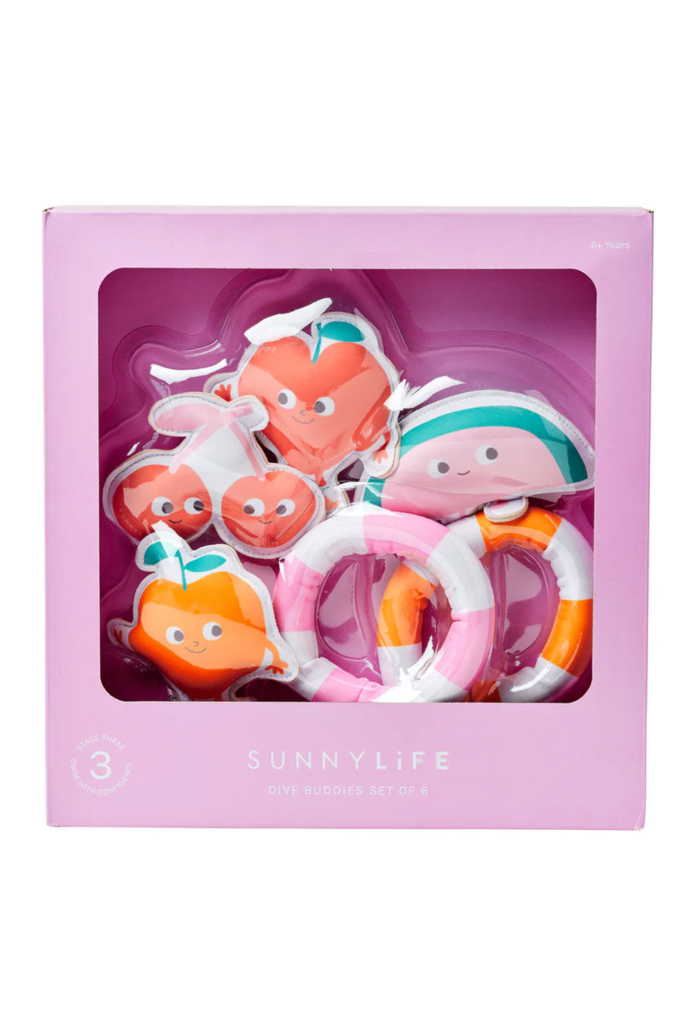Load image into Gallery viewer, Dive Buddies Poppy the Peach Multi Set of 6

