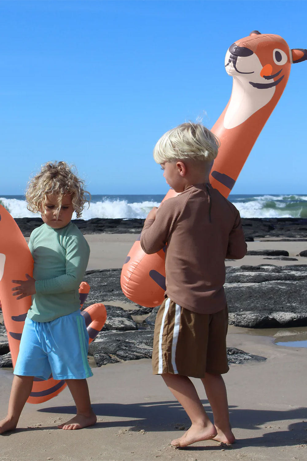 Load image into Gallery viewer, Kids Inflatable Noodle Tino Tiger Clay Set of 2
