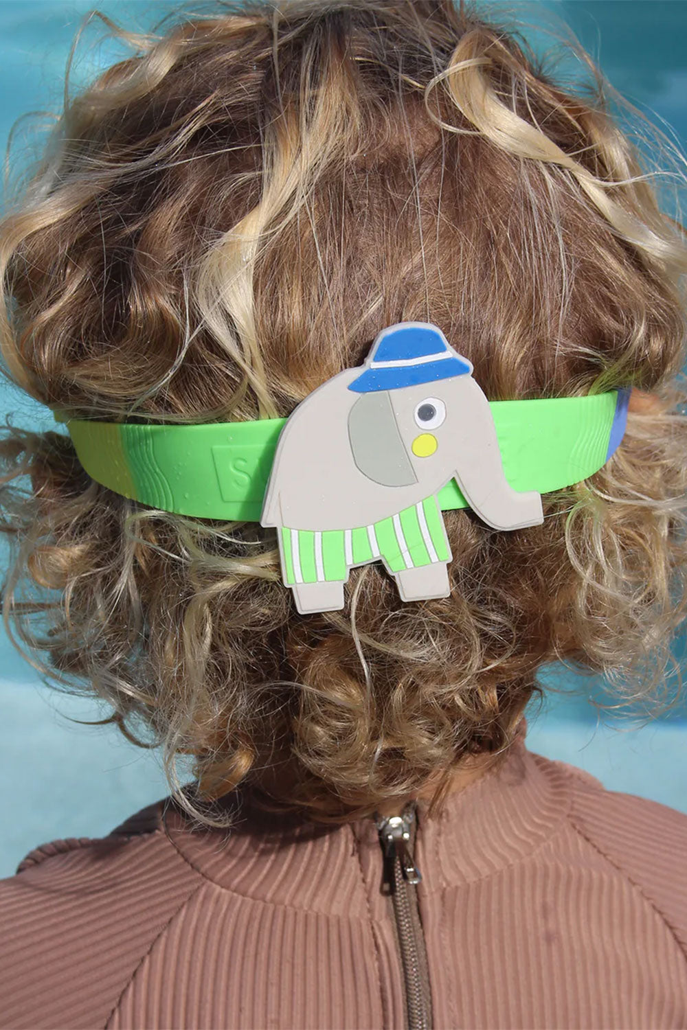 Load image into Gallery viewer, Kids Swim Goggles Eli The Elephant Multi
