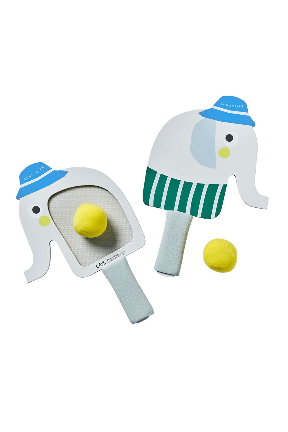 Load image into Gallery viewer, Kids Velcro Beach Bats Eli Elephant Multi
