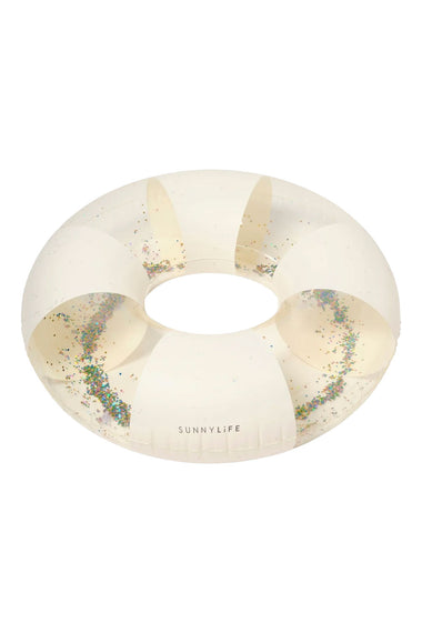 Tube Pool Ring Cotton Candy Stripe