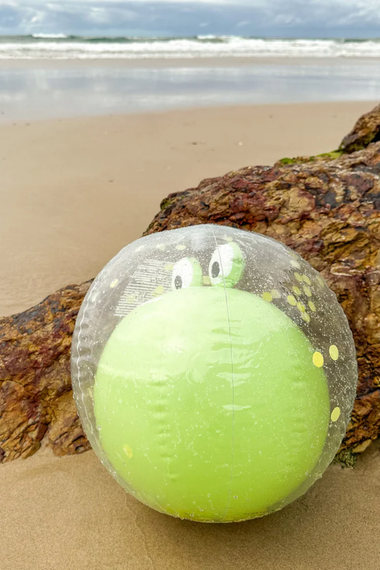 3D Inflatable Beach Ball Cookie the Croc Light Khaki