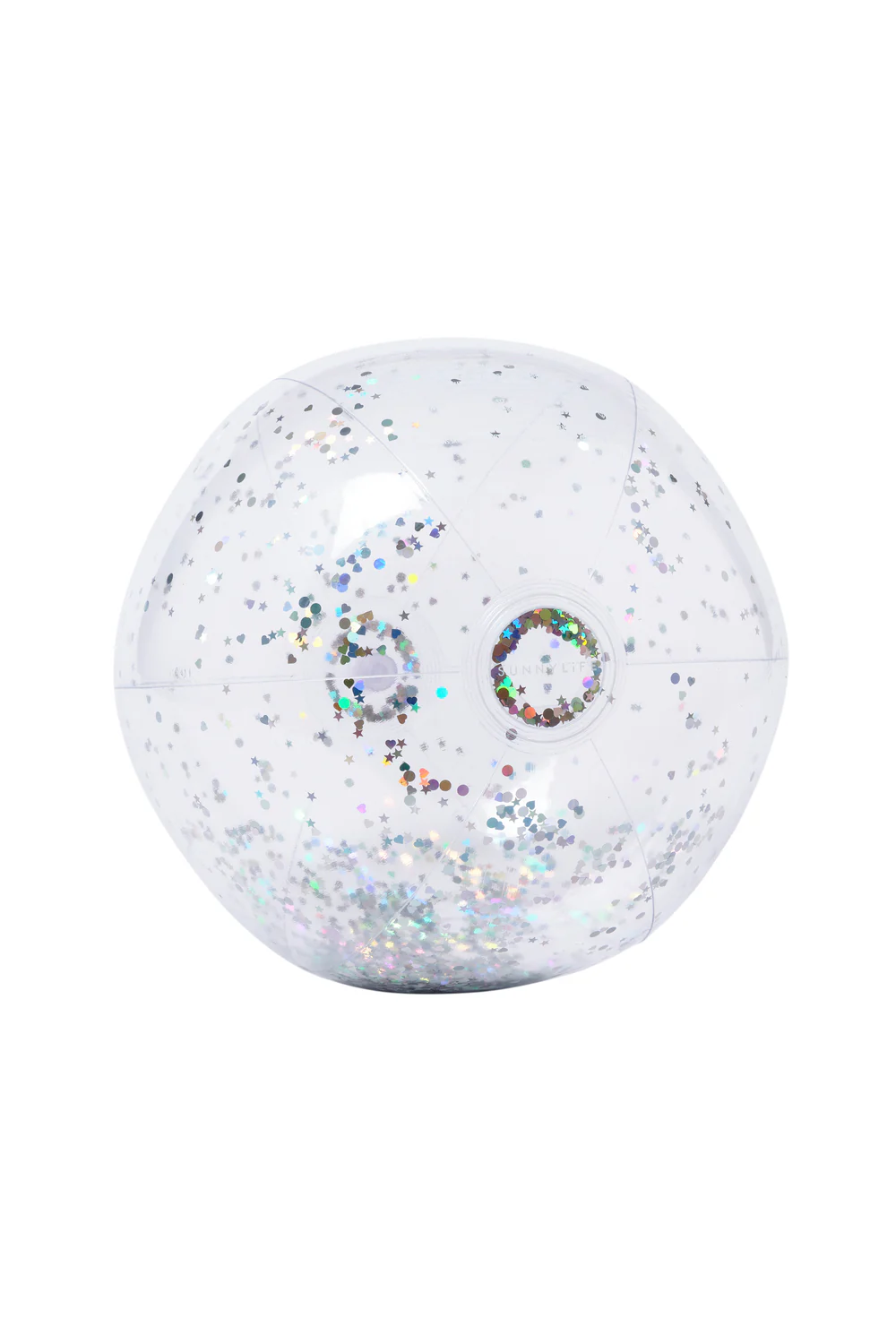 Load image into Gallery viewer, 3D Inflatable Beach Ball Cotton Candy Glitter

