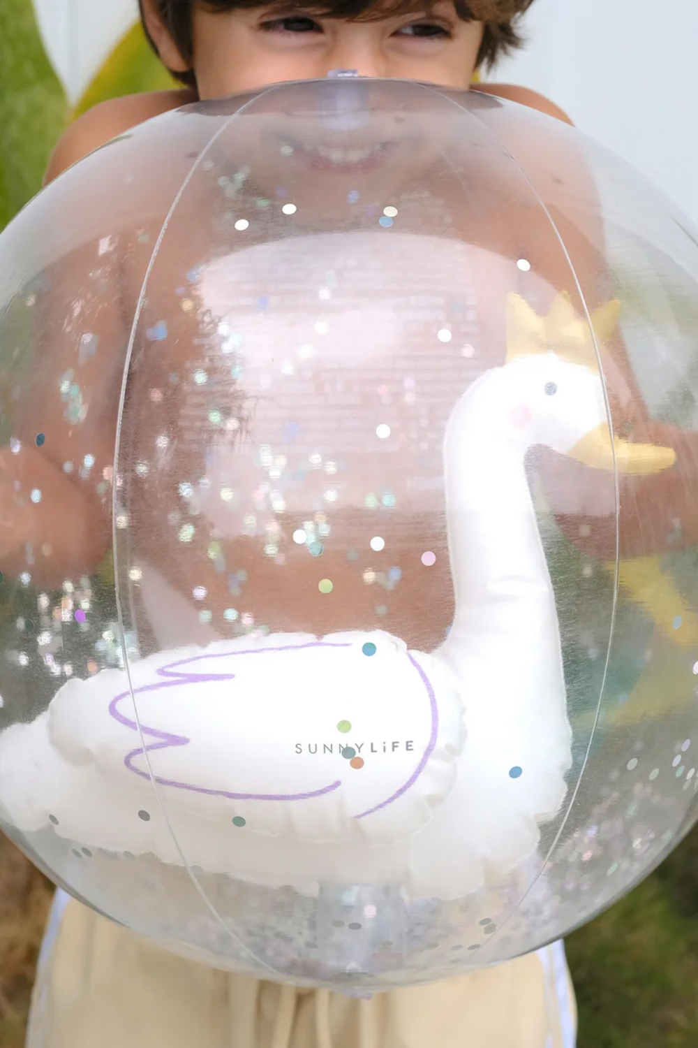 Load image into Gallery viewer, 3D Inflatable Beach Ball Princess Swan Multi
