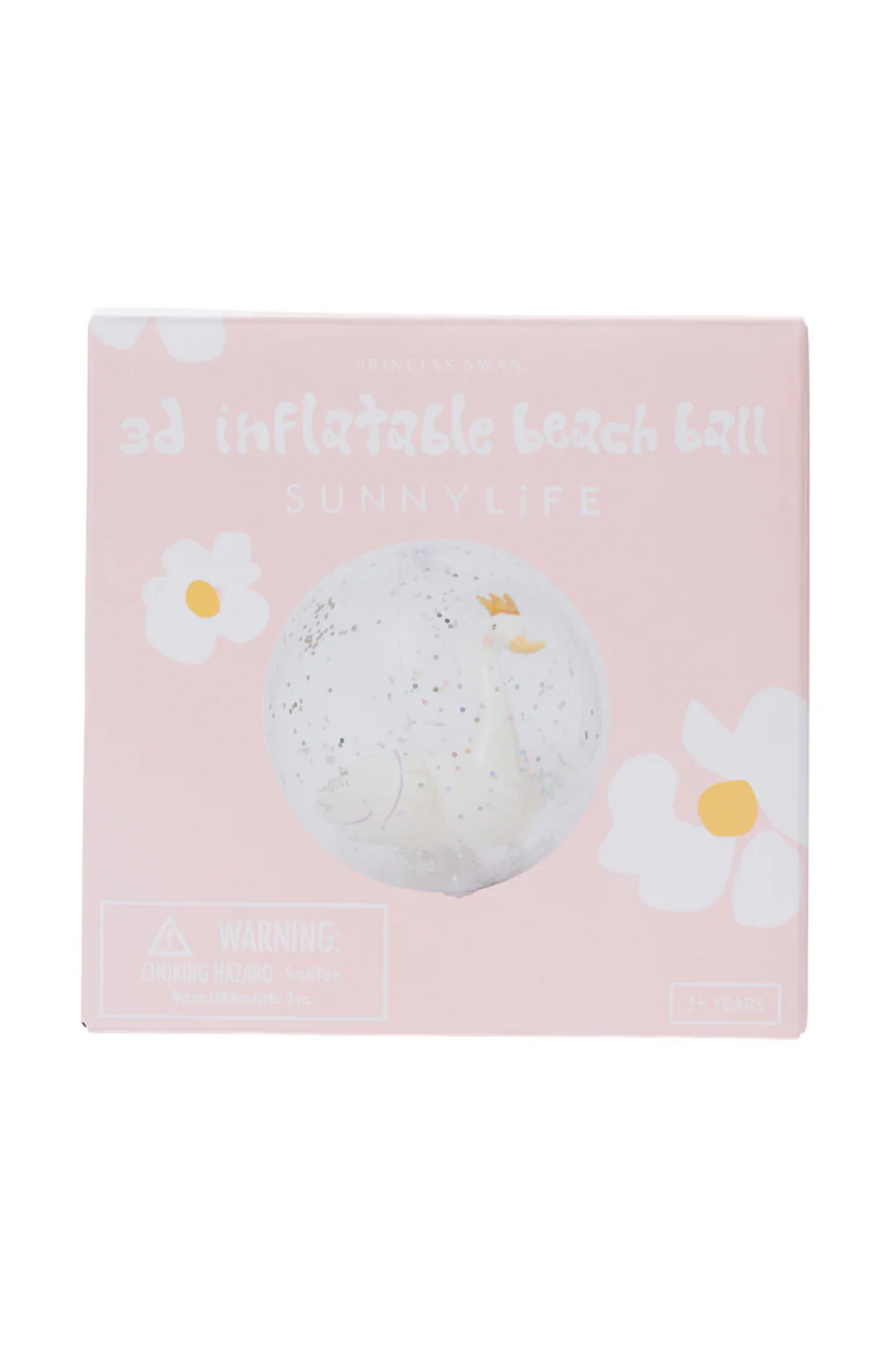 Load image into Gallery viewer, 3D Inflatable Beach Ball Princess Swan Multi
