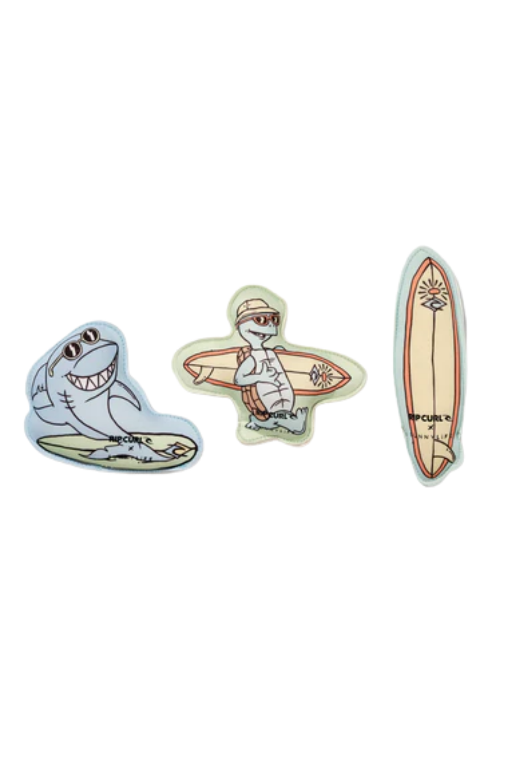 Dive Buddies Shred Turtle Aqua Set of 3