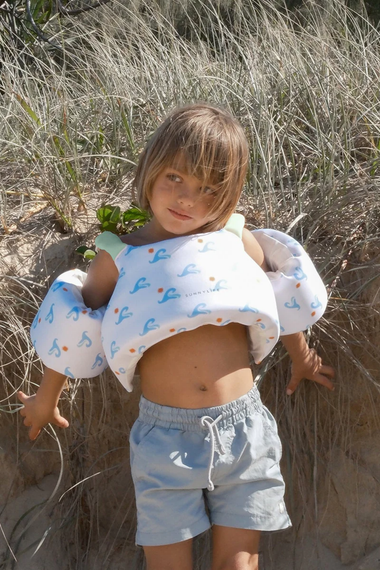 Floatie Jacket Sid the Seagull Blue Wave