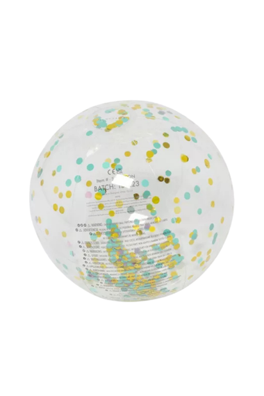 Inflatable Beach Ball Confetti Multi
