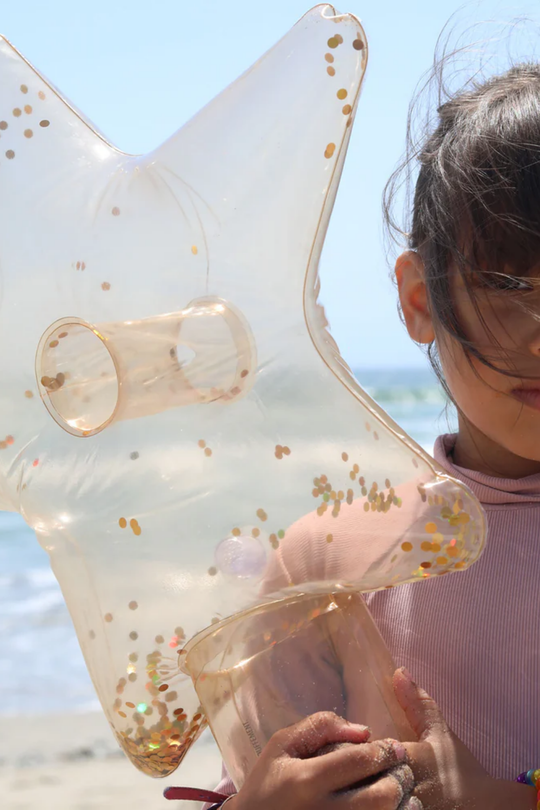 Load image into Gallery viewer, Kids Inflatable Star Wand Gold Set of 2
