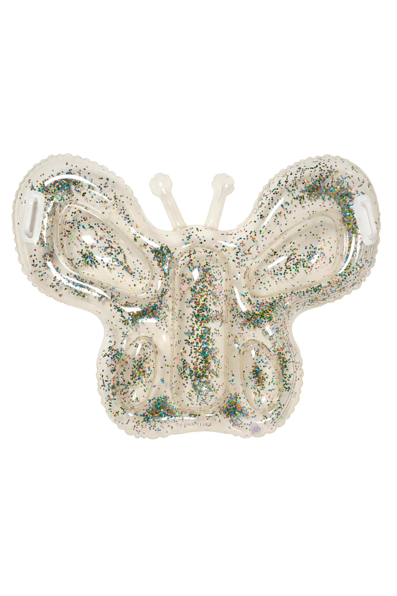 Kids Lie-On Float Cotton Candy Glitter