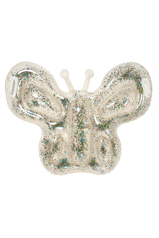 Kids Lie-On Float Cotton Candy Glitter