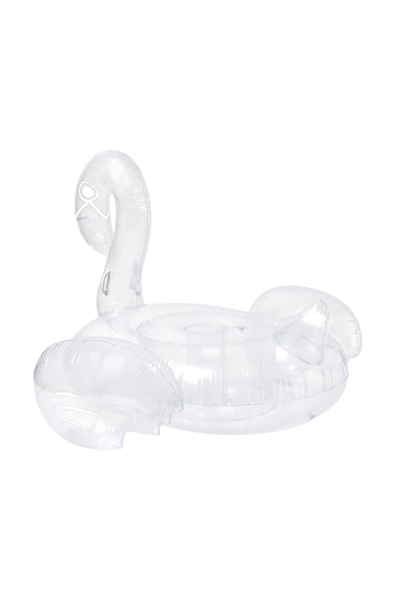 Luxe Ride-On Flamingo Clear
