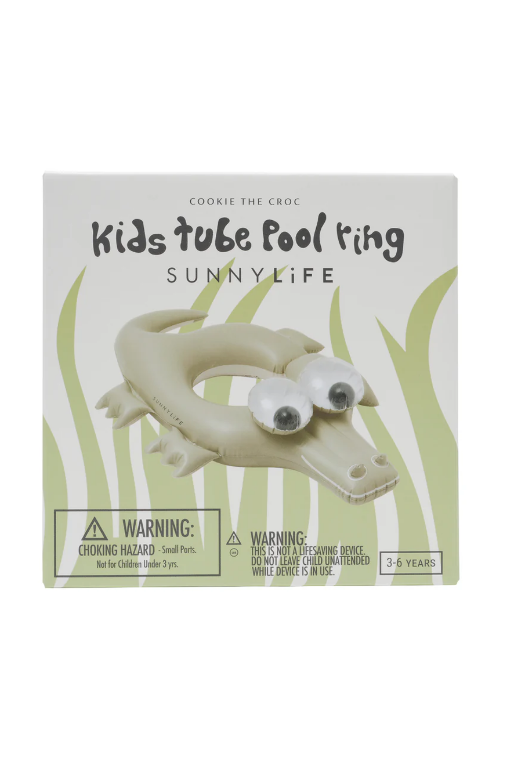 Load image into Gallery viewer, Kids Pool Ring Cookie The Croc  Khaki
