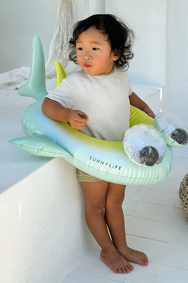 Kids Pool Ring Salty the Shark Multi