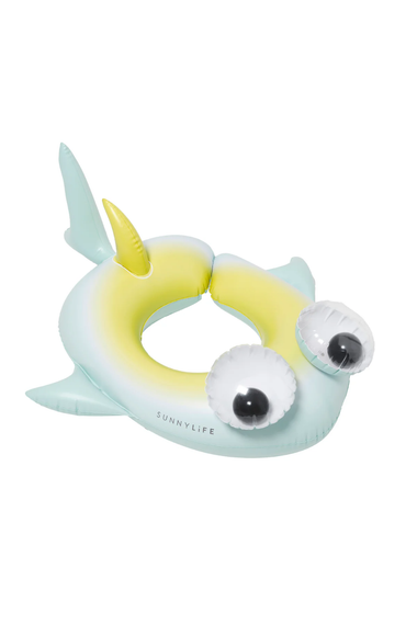 Kids Pool Ring Salty the Shark Multi