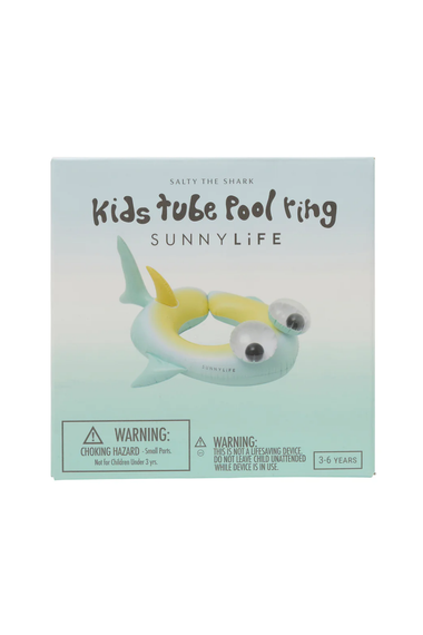 Kids Pool Ring Salty the Shark Multi