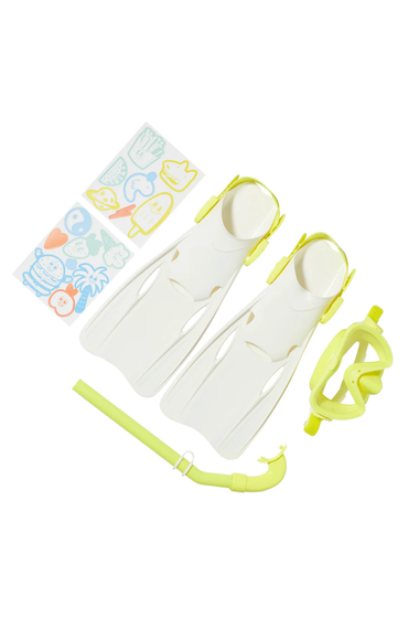 Kids Snorkel Set Small The Sea Kids Yellow