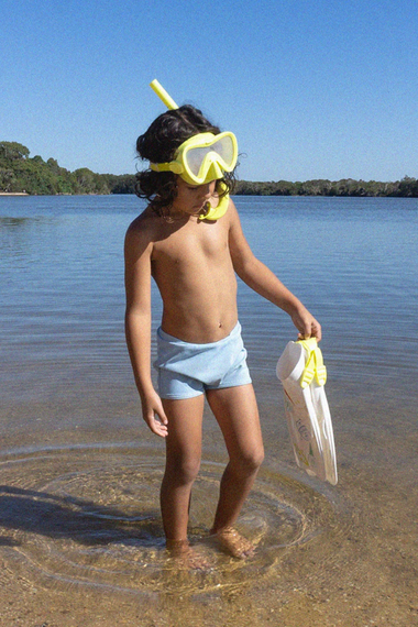 Kids Snorkel Set Small The Sea Kids Yellow