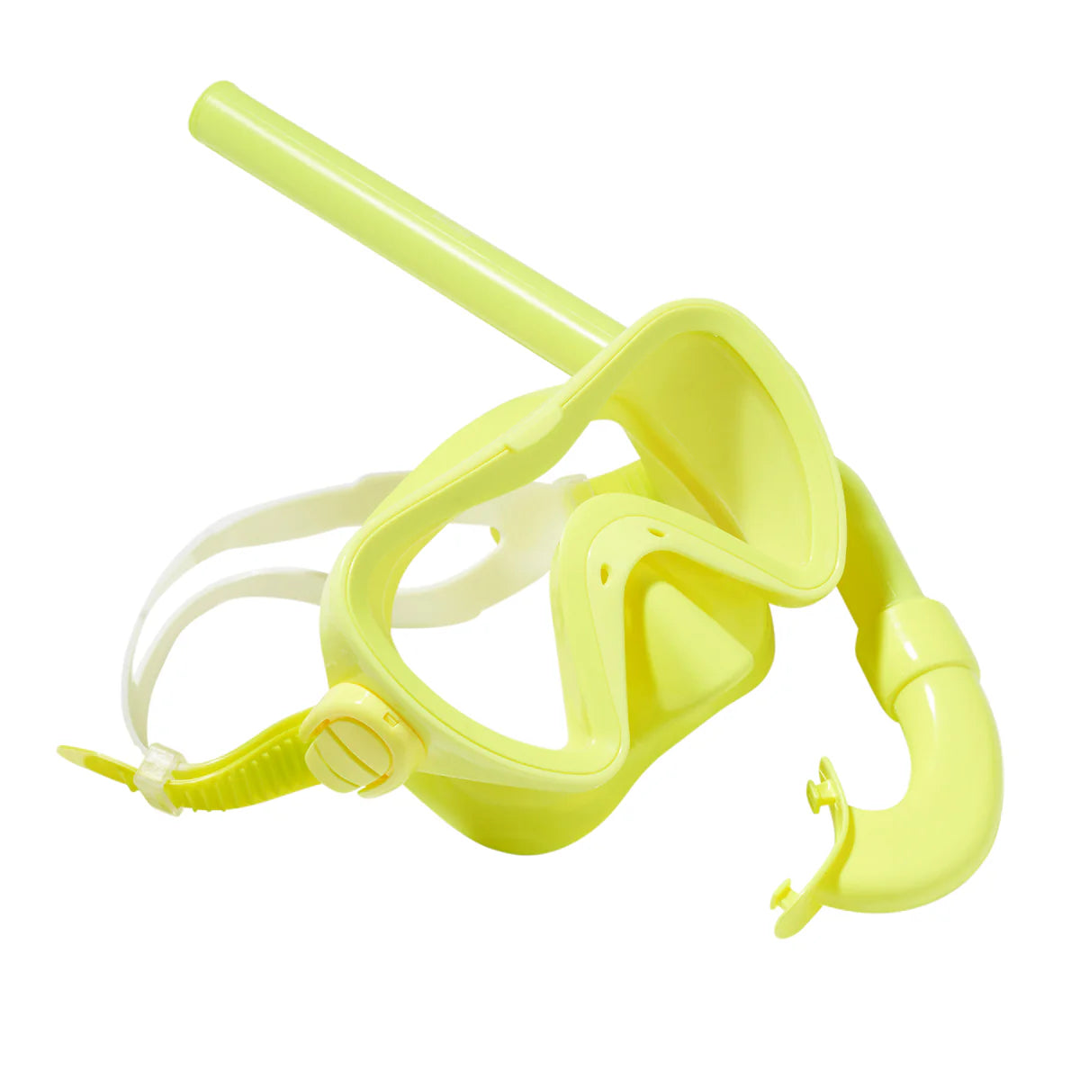 Load image into Gallery viewer, Kids Snorkel Set Small The Sea Kids Yellow
