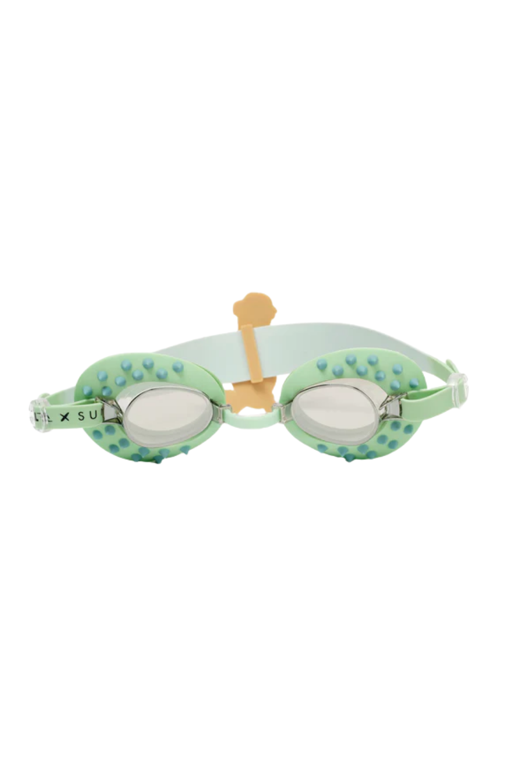 Load image into Gallery viewer, Kids Swim Goggles Shred Turtle Aqua
