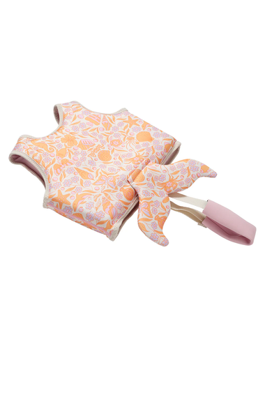 Kids Swim Vest Ocean Magic Pink 3D