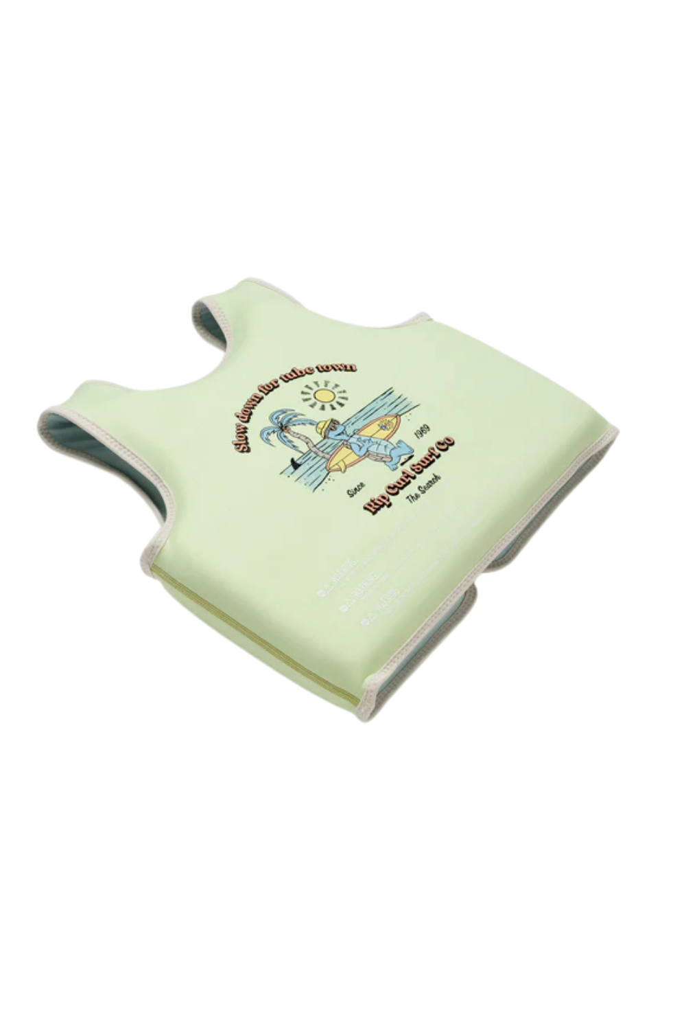 Load image into Gallery viewer, Kids Swim Vest Shred Turtle Aqua
