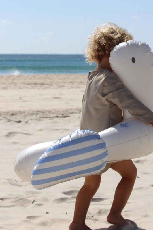 Kids Tube Pool Ring Sid the Seagull Blue Stripe