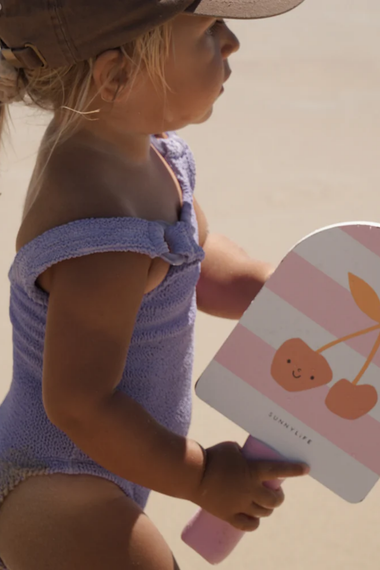 Kids Velcro Beach Bats Cotton Candy Cherry