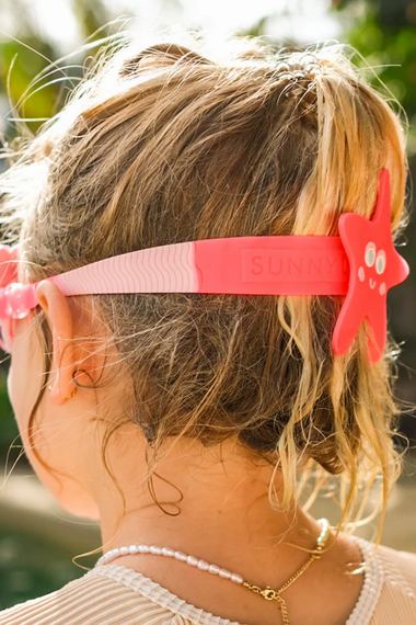 Melody the Mermaid Mini Swim Goggles Neon Strawberry