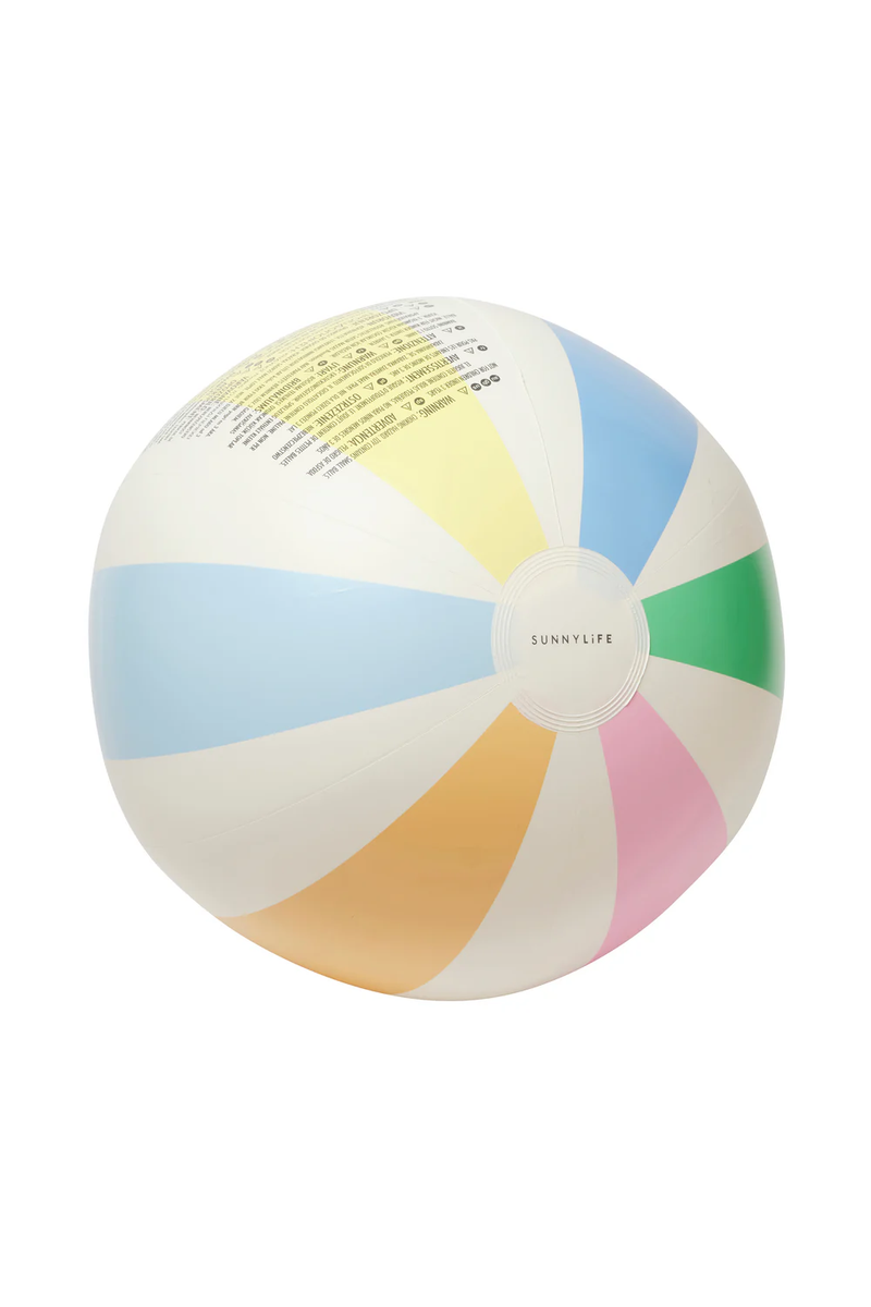 Pool Side Inflatable Beach Ball Pastel Gelato