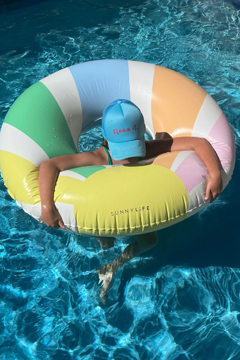 Load image into Gallery viewer, Pool Side Tube Float Pastel Gelato
