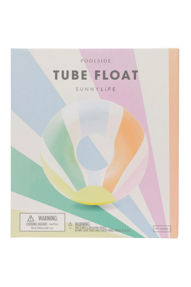 Pool Side Tube Float Pastel Gelato
