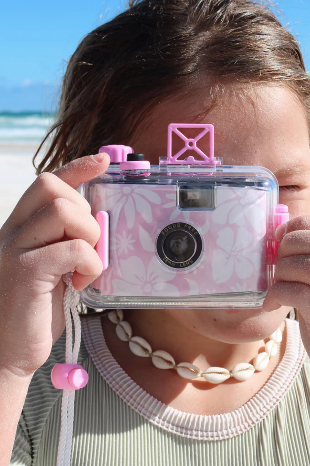 Load image into Gallery viewer, Underwater Camera Pink Floral
